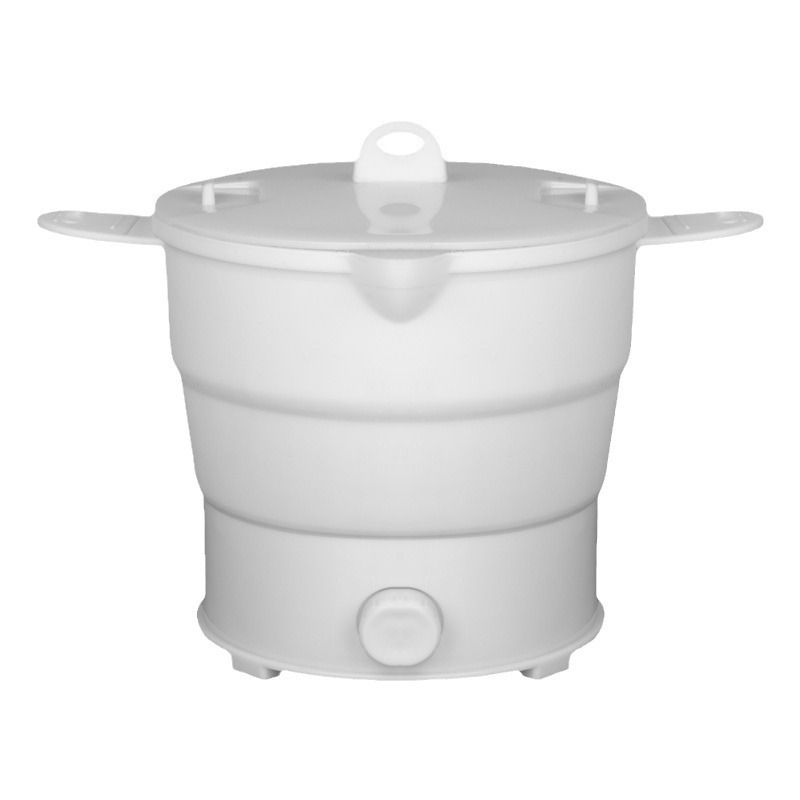 Multi Portable Foldable Silicone Pot For Travel 220V Kettle Electric Cook Pot Water Boiler Camping Folding Electric Pot: UK