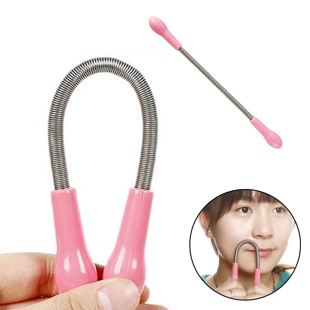1PC Face Hair Removal Tool Facial Hair Spring Epilator Tool Body Hair Clean