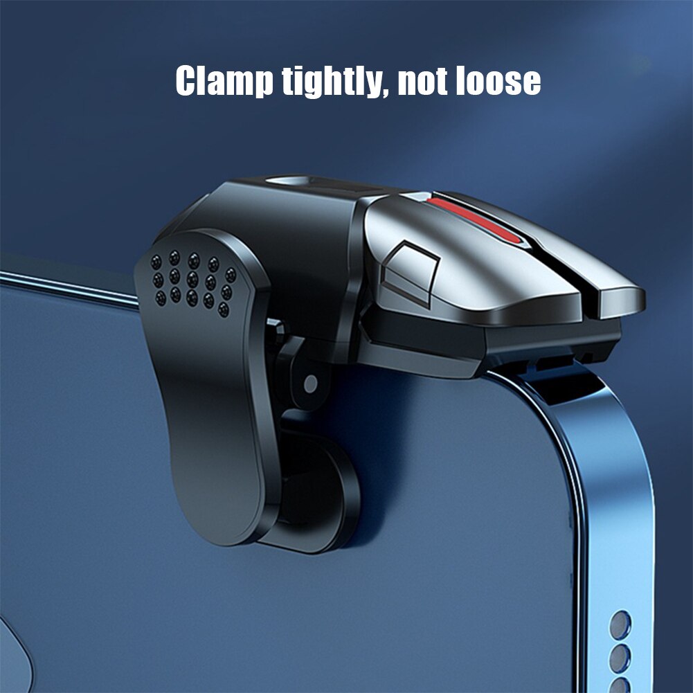 6 fingre mobiltelefon gamepad mobil joystick trigger til pubg game controller sigteskydning  l1 r1 nøgle knap til iphone android