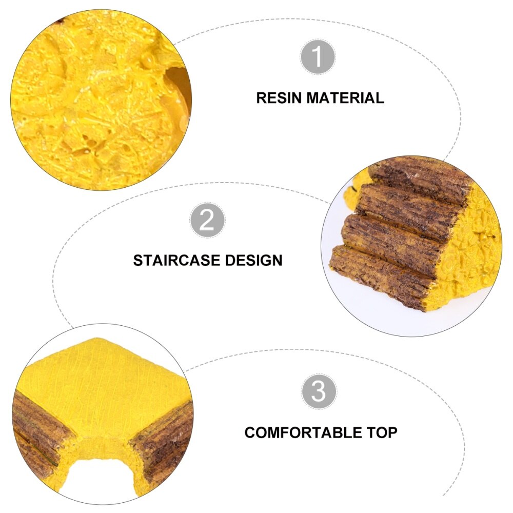 1pc Useful Durable Turtle Tank Decoration Fish Tank Landscape Turtle Terrace Climbing Platform for Aquarium Fish Tank