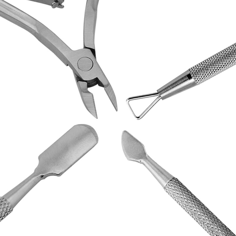 YASHNI Nail Cuticle Nipper Stainless Steel Tweezer Clipper Dead Skin Remover Scissor Plier Pusher Nail Tool ZJ01