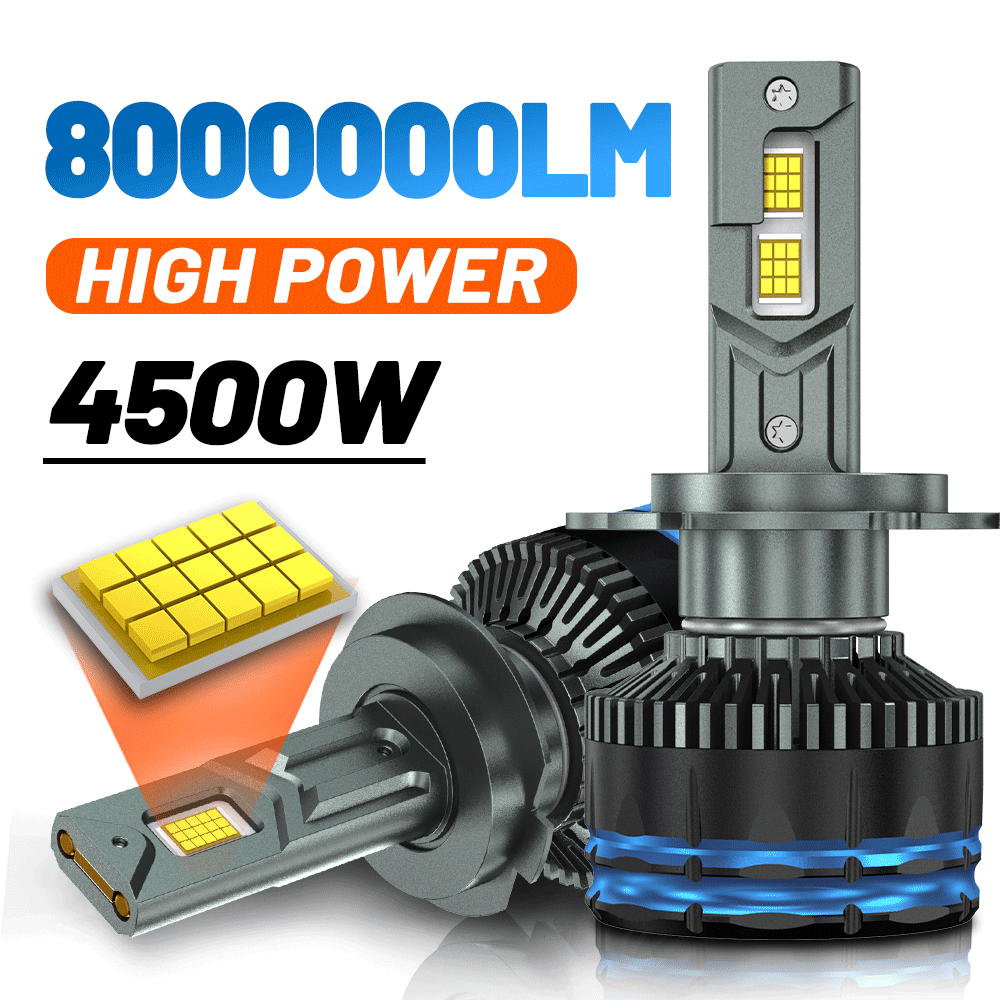 4500 W 8000000LM H7 H4 H11 LED Scheinwerfer hoch Energie 8890 CSP Canbus H1 H8 9005 HB3 9006 HB4 9012 HIR2 Turbo Lampe Auto LED Scheinwerfer