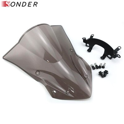Windshield Windscreen for Kawasaki Z900 Parts Motorcycle Double Bubble Z 900 17 18 19 Screen accessories