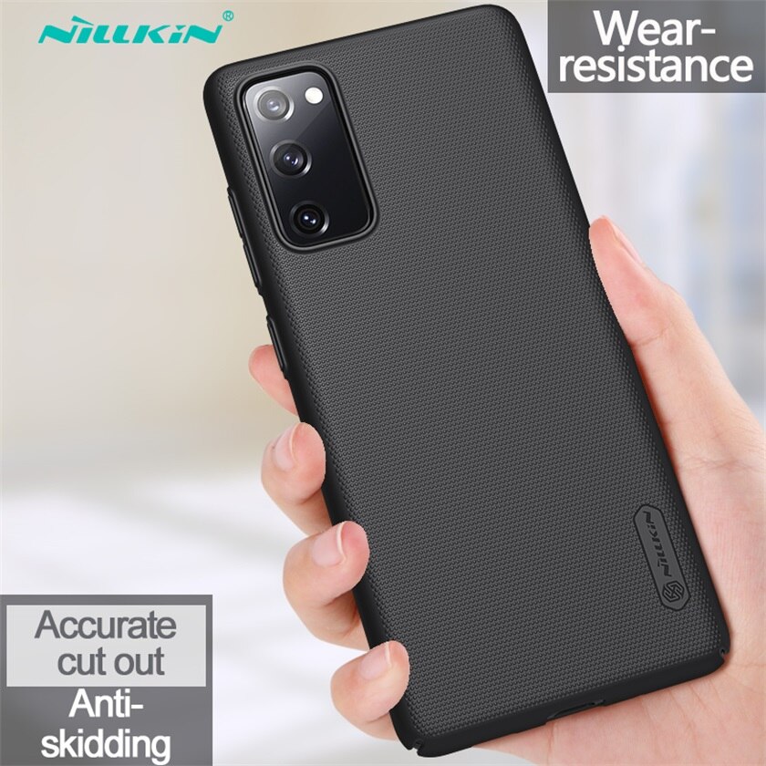 For Samsung Galaxy S20 FE 5G Case Nillkin Frosted Shield Hard PC Back Cover For Samsung S20 Fan Edition S20 Lite S20 Ultra Plus: For S20 Plus / Black