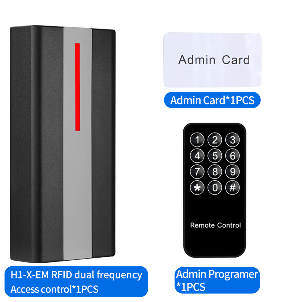 Stand Alone RFID Access Control Machine Proximity Card Reader Entry Door Opener IP68 Waterproof 3000 Users Wiegand Input Output: army green