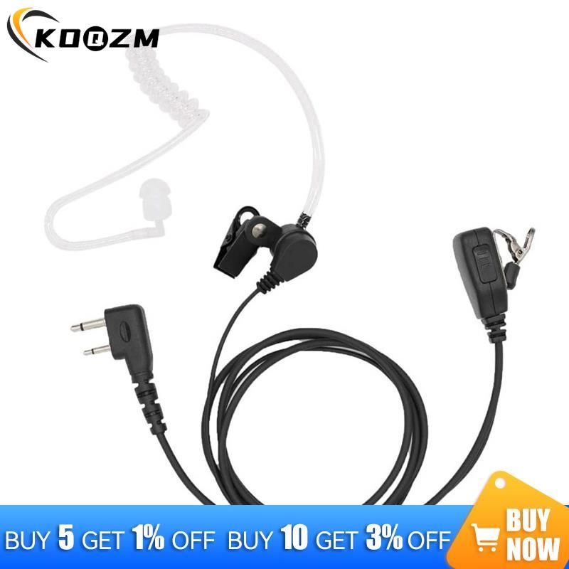 In-Ear ar ar Headphone, tubo acústico, segurança Bodyguard, fones de ouvido acústicos, rádio policial, segurança, 1pc