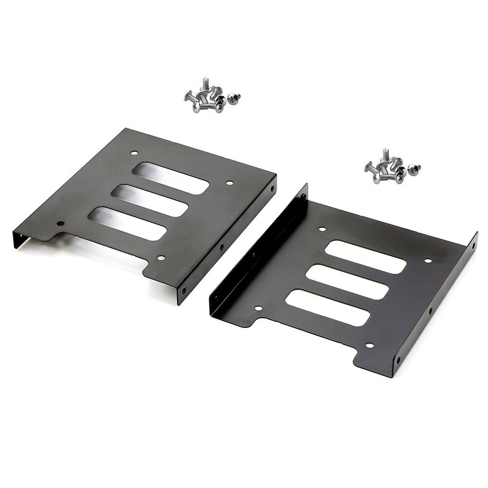 2 st 2.5" till 3.5" SSD HDD Metalladapter - Monteringsfäste för PC