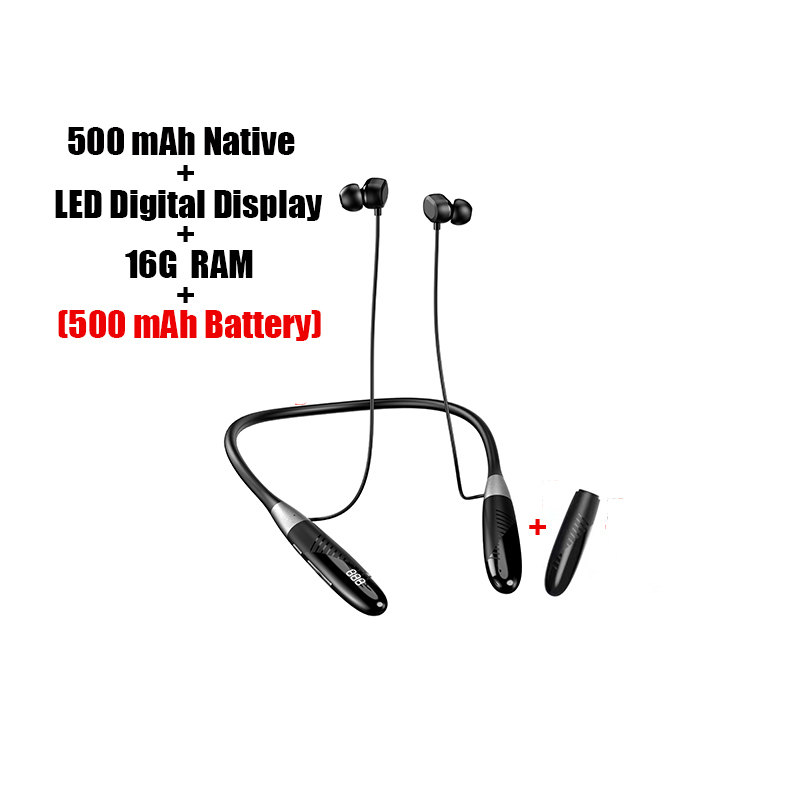 200 godzin bezprzewodowe słuchawki Bluetooth HiFi słuchawki basowe magnetyczny pasek z pałąkiem na kark sportowy zestaw słuchawkowy wodoodporne słuchawki douszne wymienna bateria: Flagship 1