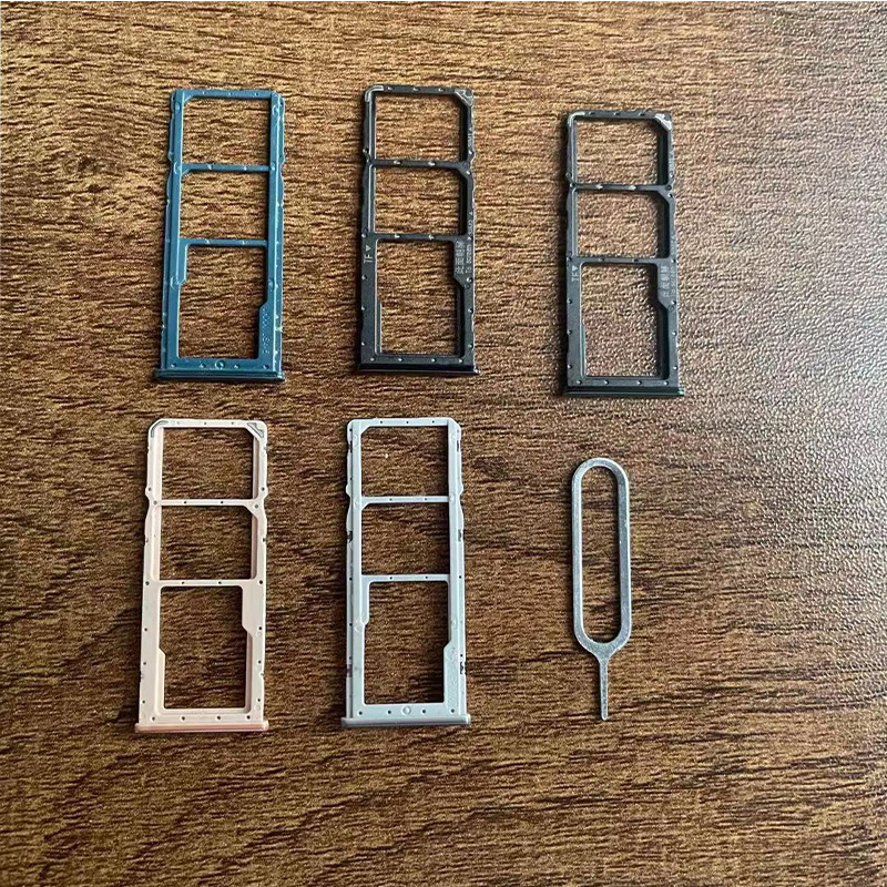 10Pcs Voor Huawei Y9 Sim Card Tray Slot Houder Adapter Connector Voor Huawei Genieten 9 Plus Vervangende Onderdelen