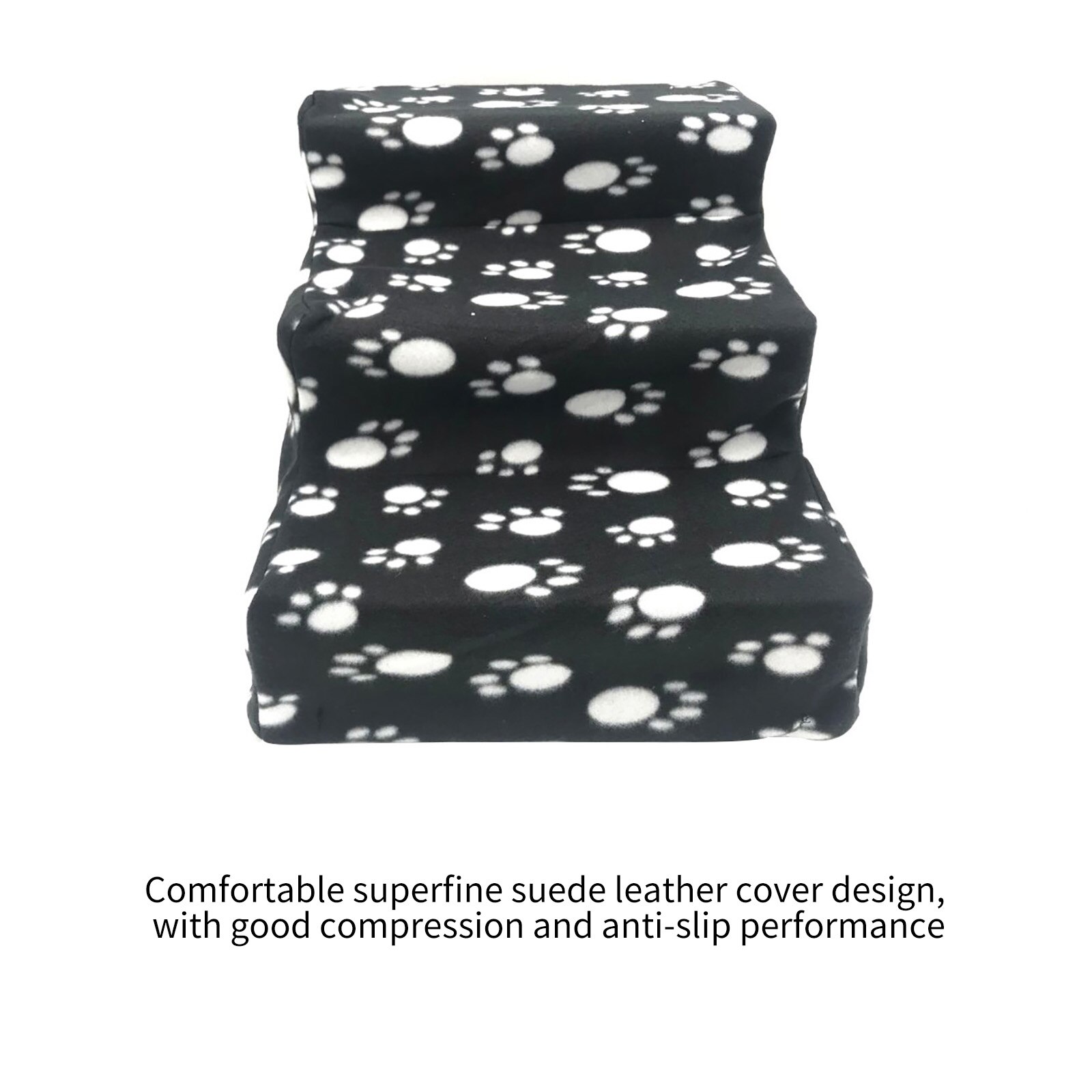 Pet Dog Climbing Ladder Dog House 3 Steps Stairs Ramp Anti-slip Removable Stabilization And Safety Stairs Easy to Carry Around