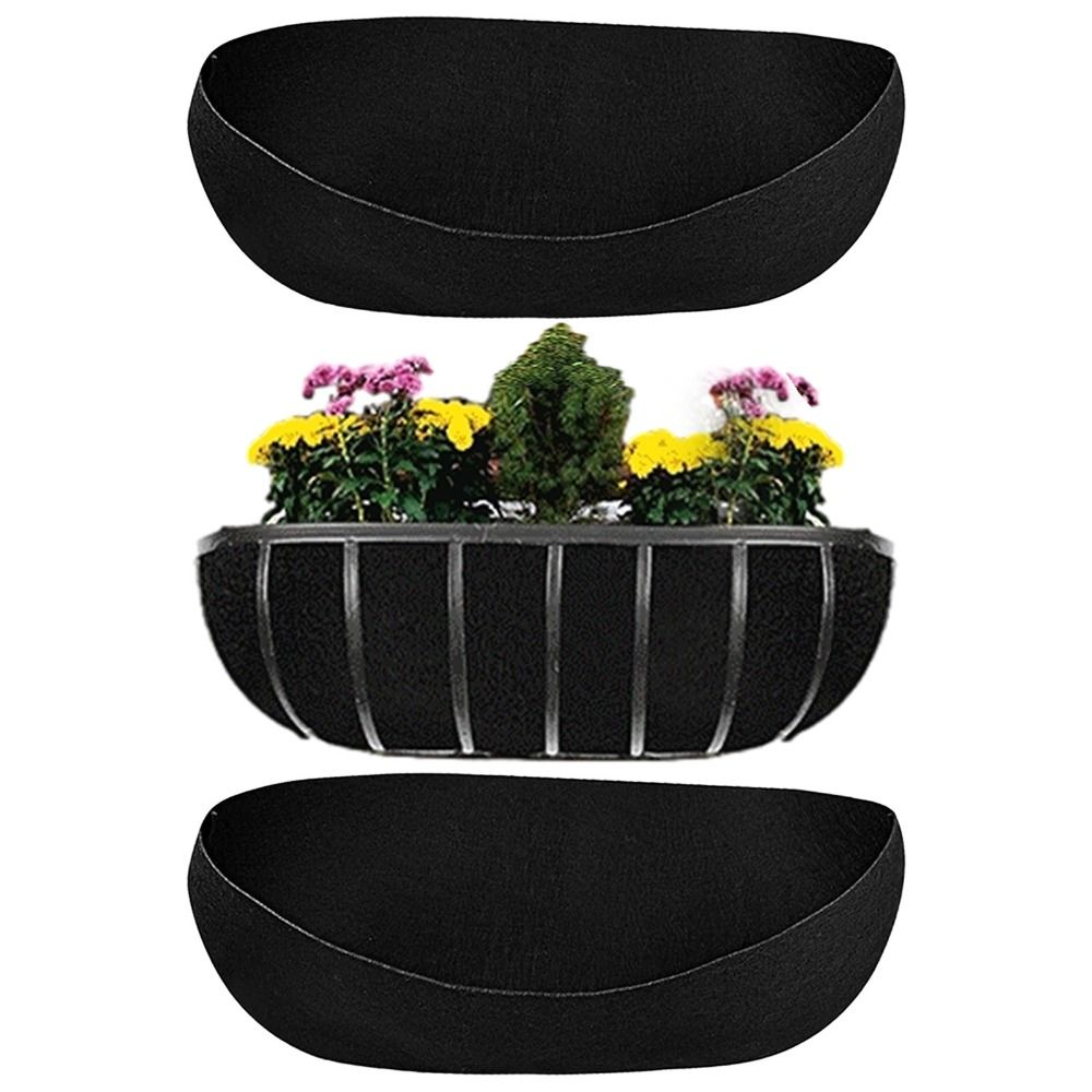3 Stuks Vervanging Planter Liners Wortelvriendelijke Water-Retentive Vilt Plant Pot Liners 24/30/36 Inch Niet-geweven Stof