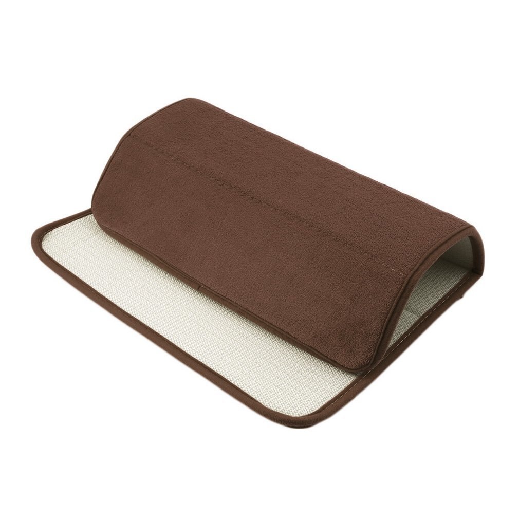 Hem praktiskt halkskydd matta badrum halkfria mattor memory foam matta dusch matta för badrum kök: Brun