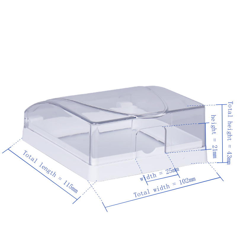 Badkamer Socket Cover - Waterdichte Plakbeschermhoes - Universele Schakelaar Spatwaterdicht