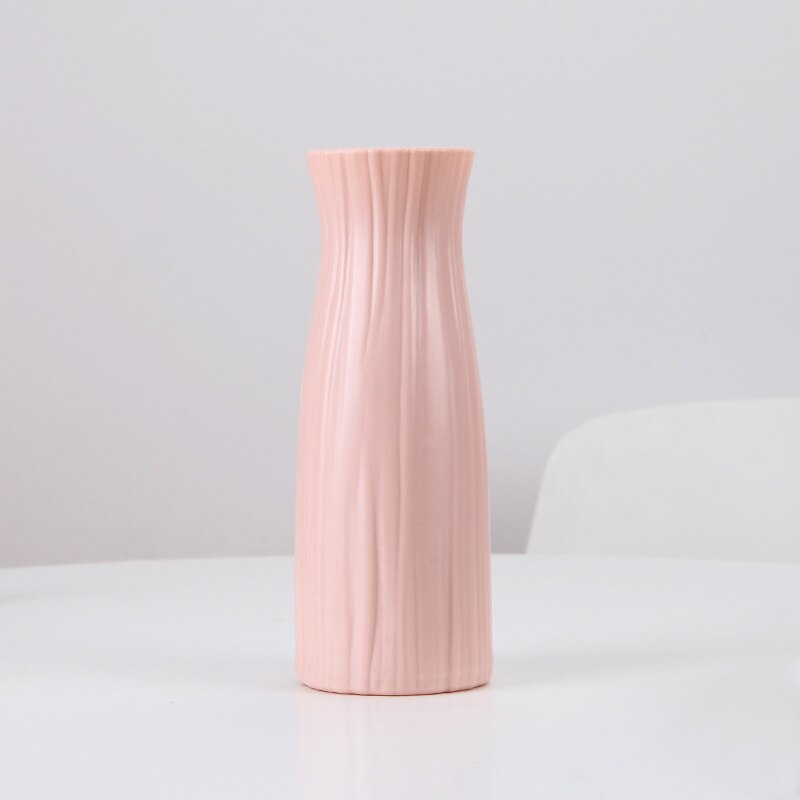 Europäische kreative einfache Simulation kunststoff Vase transparent waterper grüNe pflanze getrocknete blume wohnzimmer blume tisch stück: Rosa A