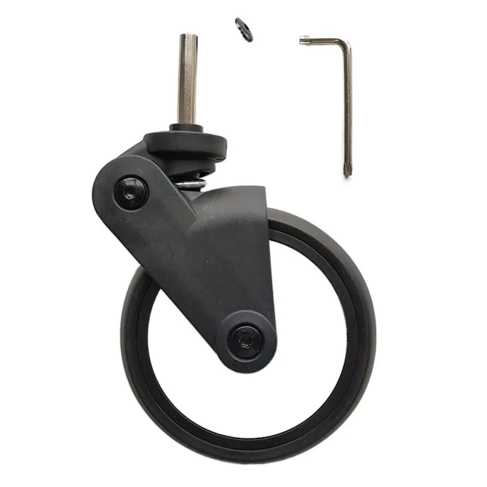 Accessoires Trolleywielbeugel Voor-achterwielen PU-band Zijkap Wielas Accessoires Schroef Clip Type Kinderwagenwielen: Rood