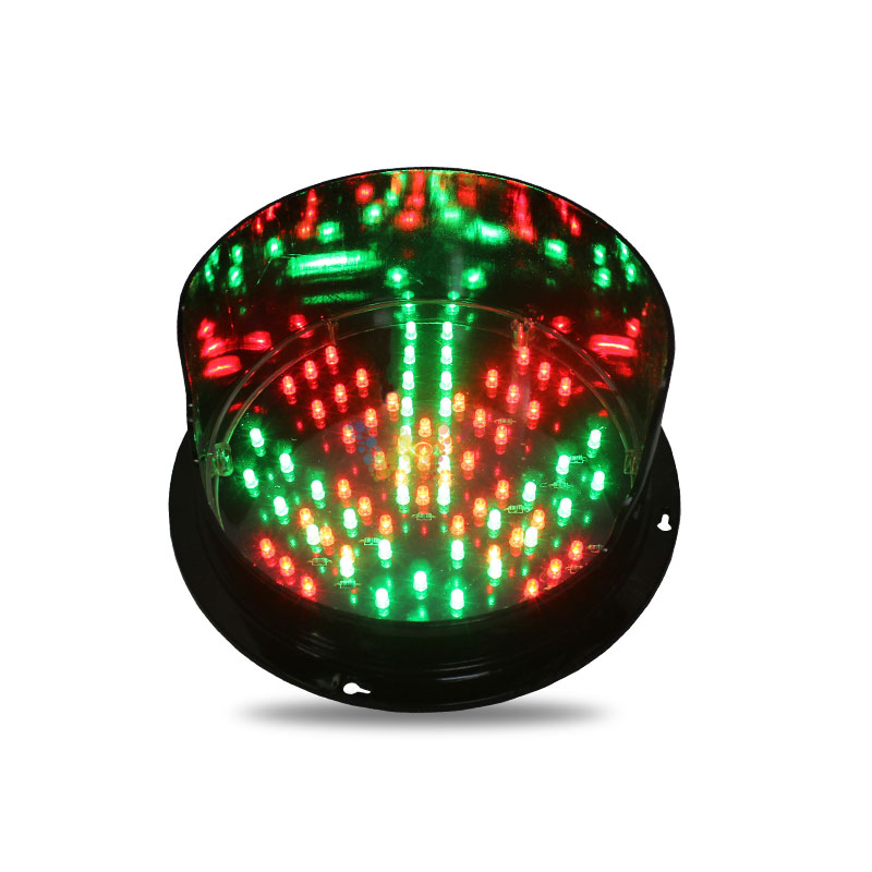DC12V Stijl Auto Wassen Stop Go Rood Kruis Groene Pijl Signaal Licht: DC12V Positive