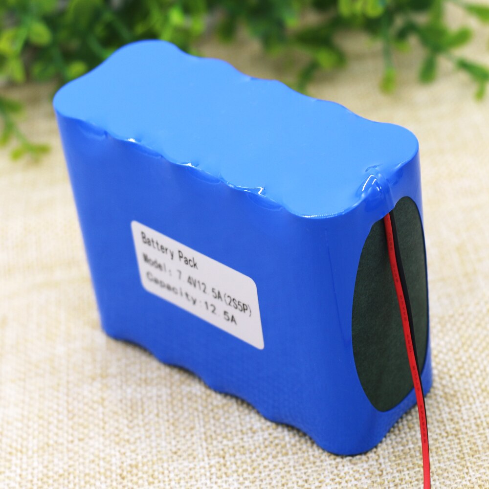 KLUOSI 2S5P Li-Ion Akku 7,4 V 8,4 V 12500 MAh Batterie Pack 18650 Batterie + BMS Akku für Fahrrad /CCTV/Kamera
