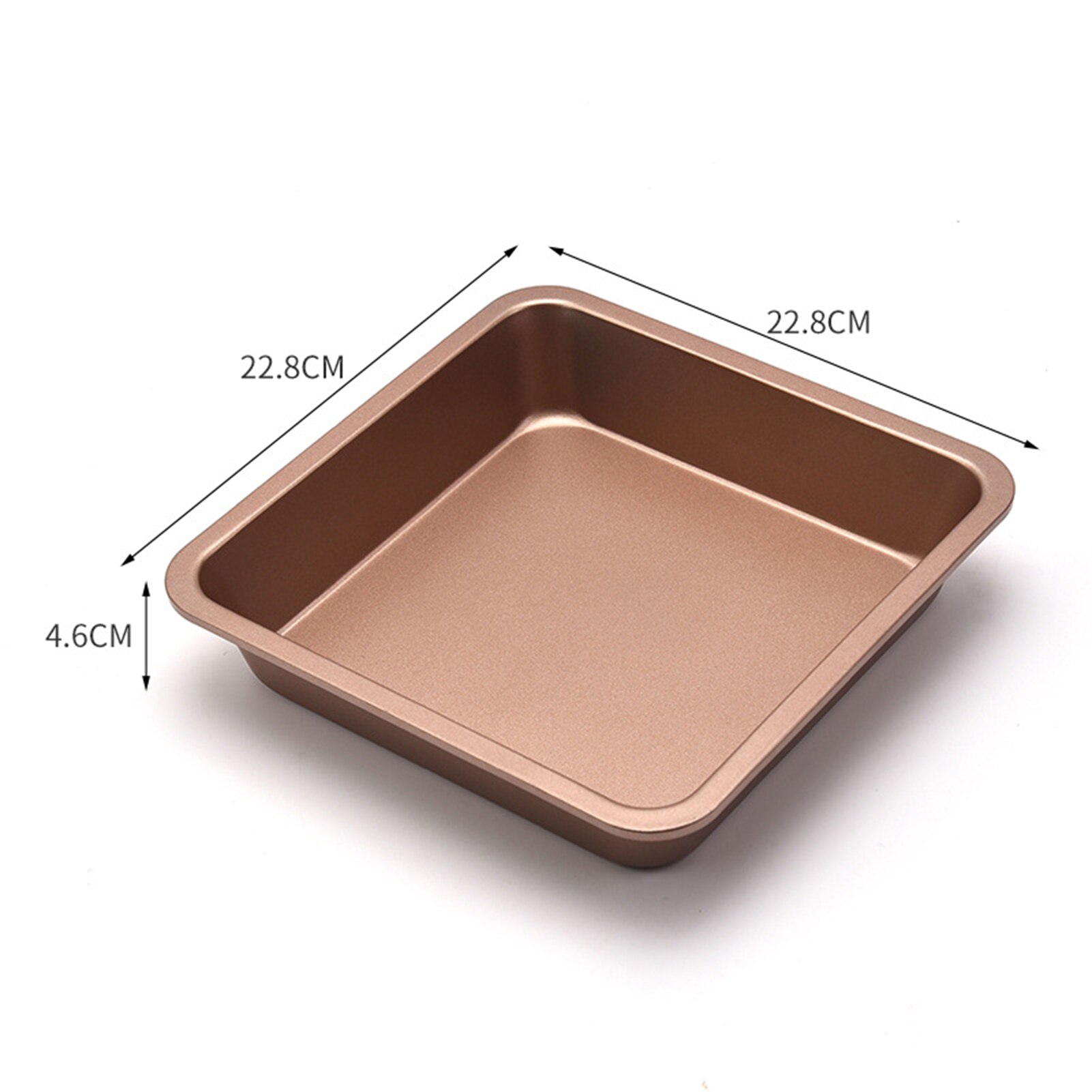 8 inch Carbon Steel Non-stick Square Cake Pan Baking Tray Kitchen Bakeware Tool