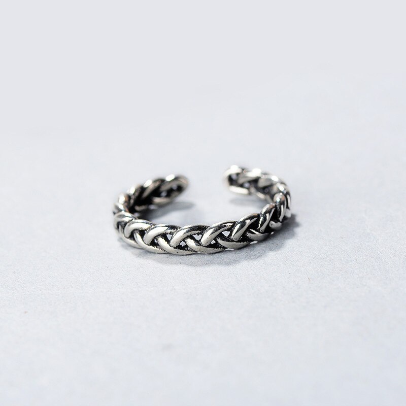 Persoonlijkheid Gothic Vintage Kettingen Ringen Voor Vrouwen Bridal Wedding Engagement Punk Verstelbare Antieke Ringen Rock Sieraden