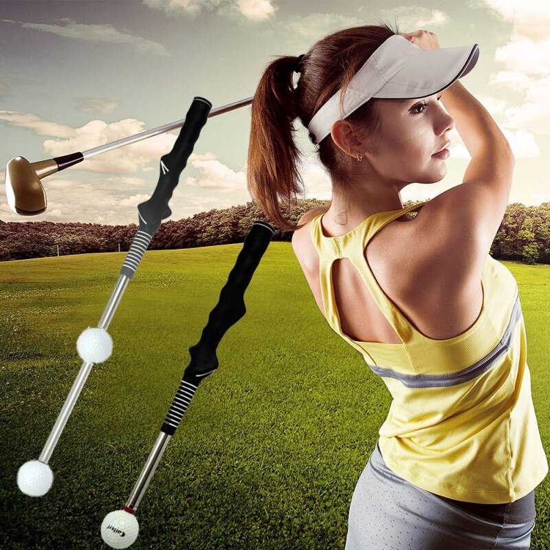 Shrinkable Golf Telescopic Swing Rod Golf Warm-Up Stick Golf Practice Training Aid Swing Trainer For Tempo Grip Strength