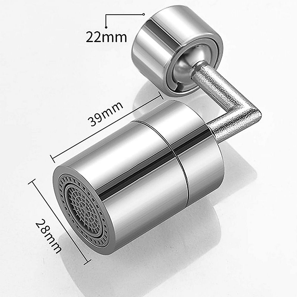 Sink Faucet Aerator 720° Swivel Sink Faucet Aerator Kitchen Bathroom Basin Water Mouth Flowers Prevent Splash Taps Tools