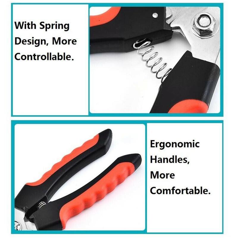 Stainless Steel Grooming Trimmer Scissors Clippers Cutter For Animals Pet Cats Sizes Clipper Dog 2 Nail Lock w Z2R6