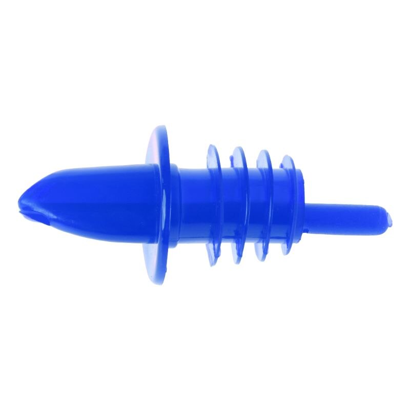 Plastic Liquor Spirit Wine Bottle Pour Free Flow Pourer Stopper Cocktail Drinks: blue