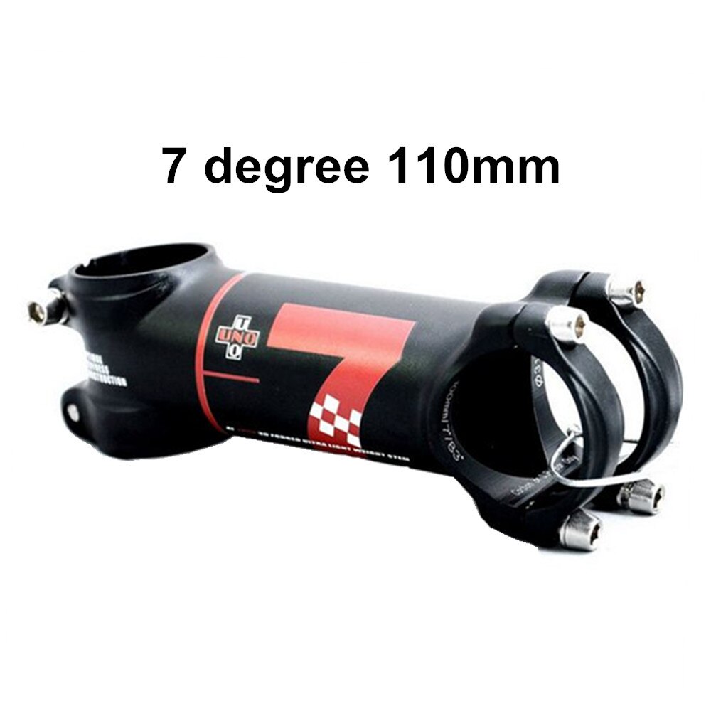 UNO 7 Stem lightest 7050 Aluminum Mountain Bike Stem uno bicycle stem 31.8*60/70/80/90/100/110/120/130mm 7 degrees / 17 degrees: 7 degree 110mm