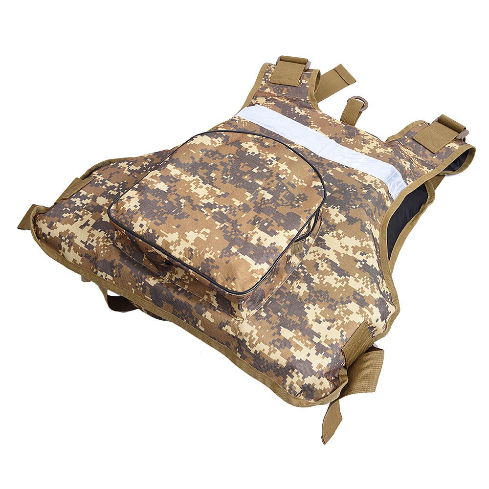 Camouflage voksen skumflotation svømning redningsvest vest med fløjte sejlads vand fiskeri svømning sikkerhed redningsvest unisex