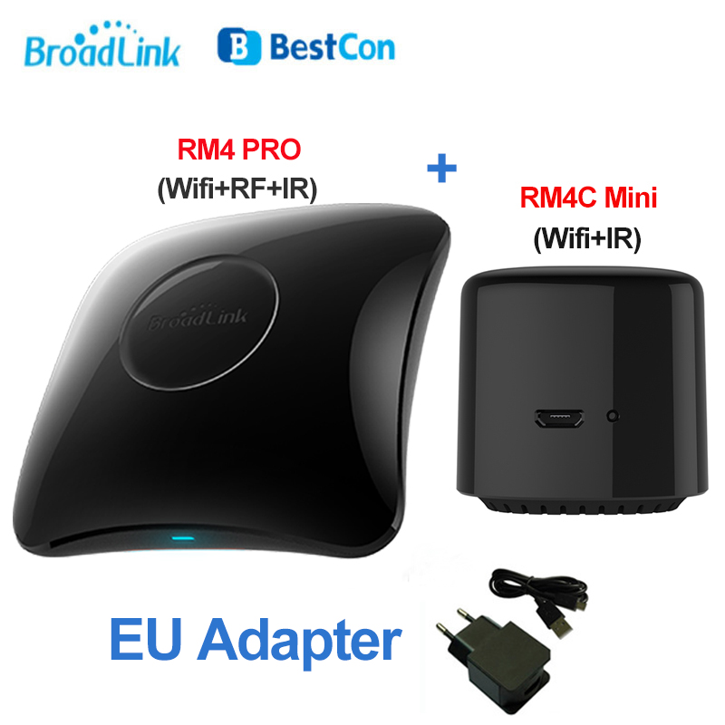 Broadlink RM4 Profi RM4C Mini Clever Heimat Automatisierung WiFi IR RF Clever Haus Schalter Universal- Intelligente Fernbedienung