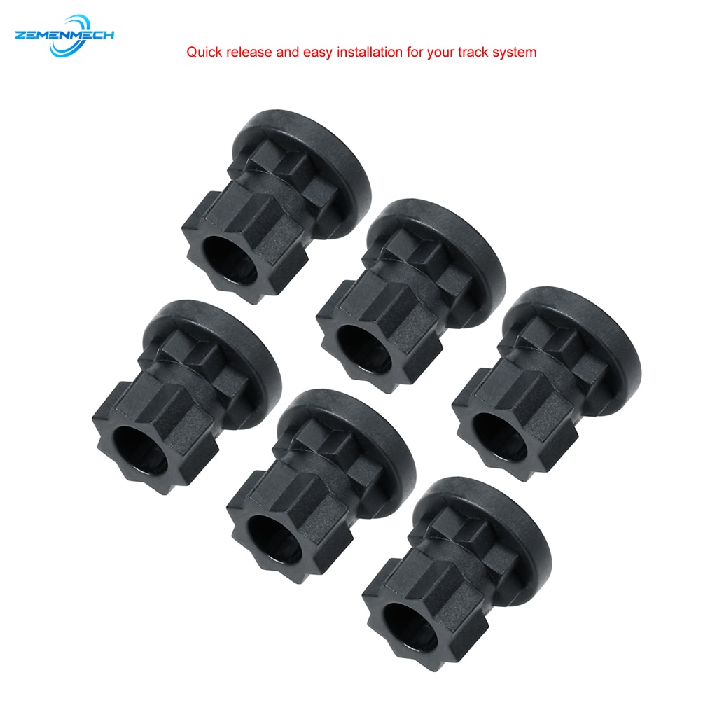 6PC Boat Accessories Ram Mount Track Mounting Base Track Gear Adapter Kayak Track Mount for Canoe Fishing Rod Kayak Track Mount