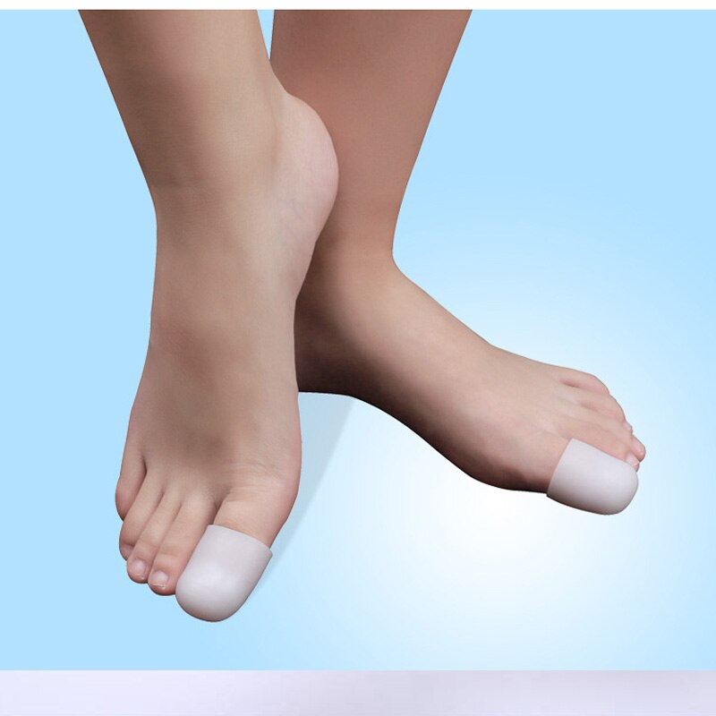 Protector de dedo gordo del pie, separador de dedos del pulgar, Bursitis, Valgus, pedicura, Corrector de cubierta de dedos de los pies, 2 uds. = 1 par
