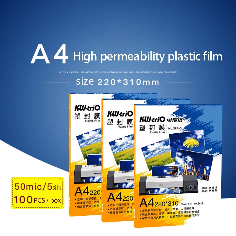 100Pcs 5c Plastic Film Waterdicht En Vochtbestendig Anti-Oxidatie Geschikt Voor Foto 'S Informatie Document