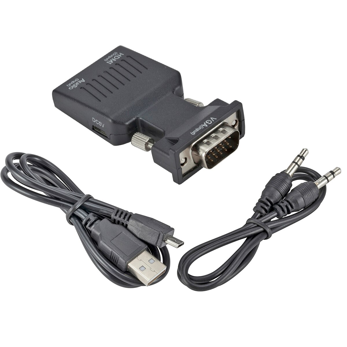 Bggqgg Vga Male Naar Hdmi Vrouwelijke Converter Met Audio Adapter Kabels 720/1080P Voor Hdtv Monitor Projector Pc laptop Tv Vga Naar Hdmi: Default Title