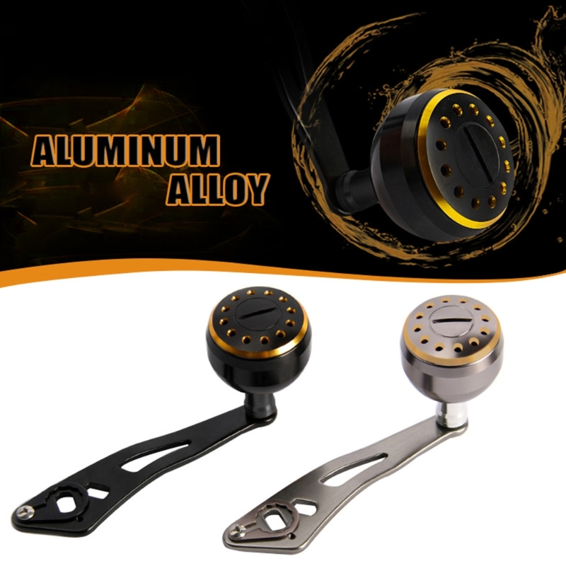 carrete pesca, eléctrico, perilla Metal para Baitcasting, agarre Micro Jigging, balancines, piezas para