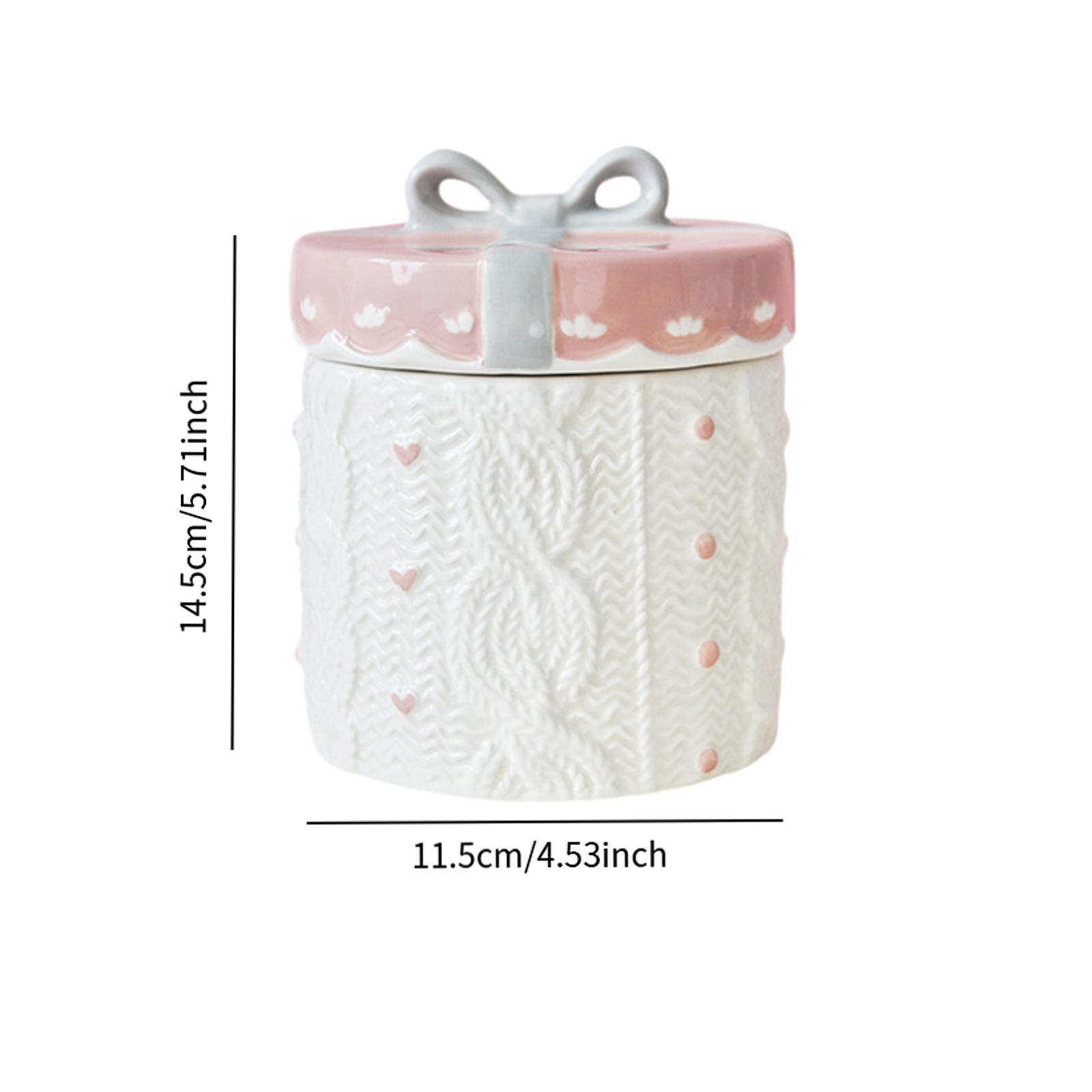 Boîte de cuisine en céramique avec couvercle hermétique, récipient de stockage des aliments, pot à strass rond pour thé, grains de café, épices, comptoir de cuisine, collations