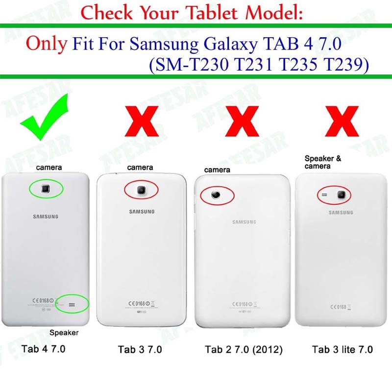 For Samsung Galaxy Tab 4 7.0 SM T230 Case Cover Coque T231 T235 Heavy Duty Rugged Impact Hybrid Case Kickstand Protective Cover