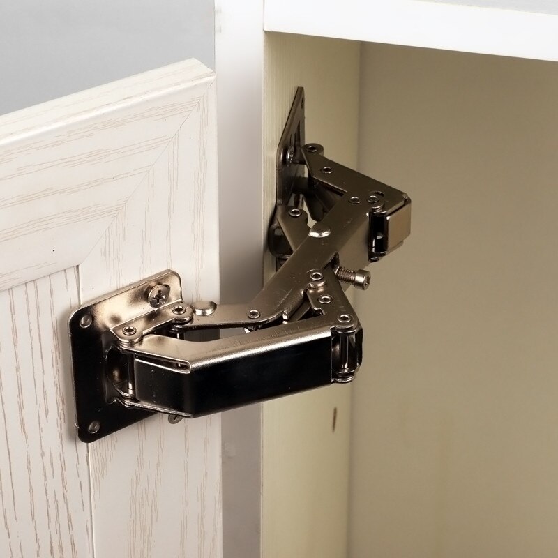 No-hole Hinged Thick Door Plate with Large Angle Cabinet Wardrobe 175/180 Degree Hinged Hinge Hinge Without Slotting