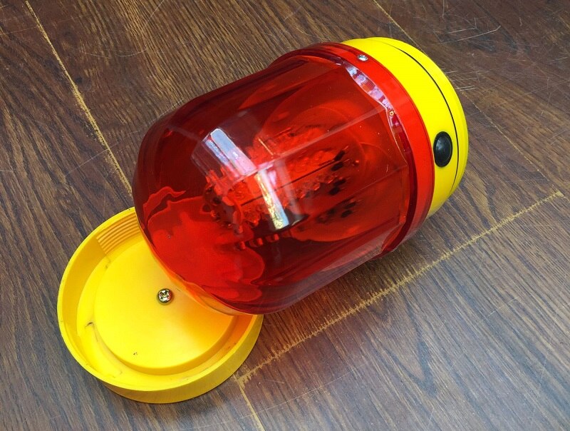 Led trafiksäkerhet varningsljus, bil kupol roterande blinkande ljus med magnet