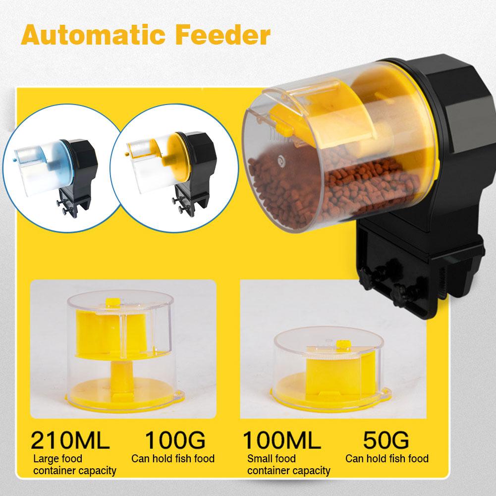 Automatic Fish Feeder Intelligent Electric Aquarium Tank Fish Feeding Food Dispenser Battery Operated Fish Feeder