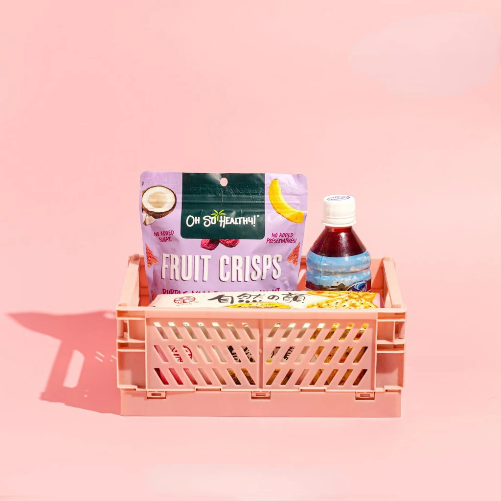 Faltbare Aufbewahrungskiste aus Kunststoff, zusammenklappbarer Boxkorb, stapelbar, niedlicher Make-up-Schmuck, Spielzeugboxen für Aufbewahrungsbox, Organizer, tragbar
