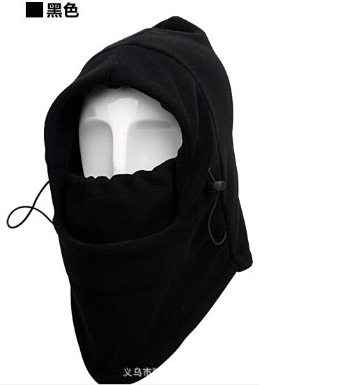 BONJEAN offre-cagoule en polaire thermique | Capuchon de cagoule, Police Swat Ski, vélo, anti-vent d'hiver, masque facial, couvre-chef