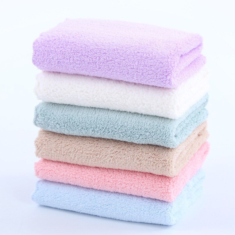 1PC Coral Fleece Square Scarf Thicken Soft And Absorbent Hand Towel Kitchen Car Wipe Towel Small Rag
