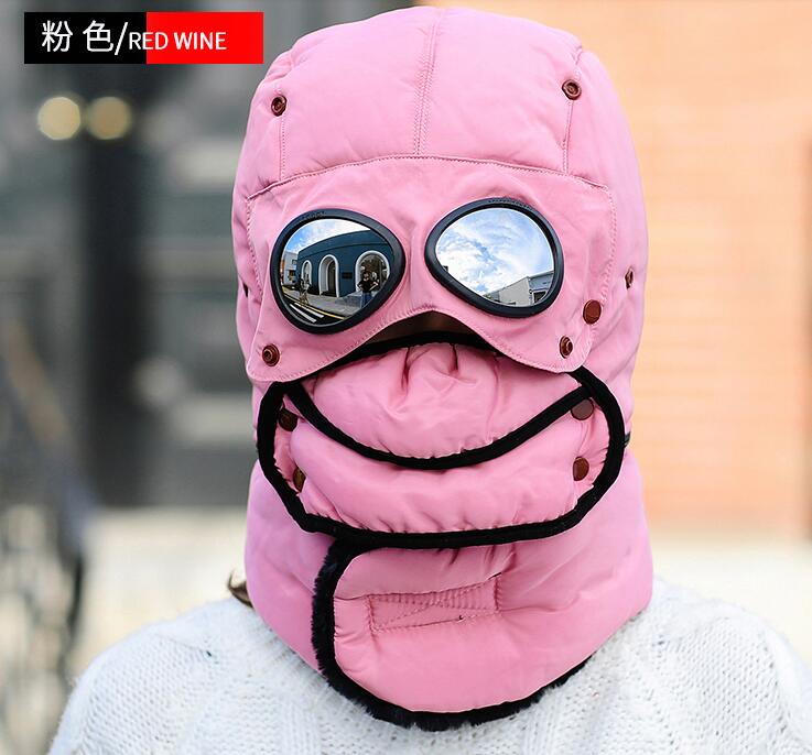 Hoed Vrouwen Herfst En Winter Mannen Outdoor Koude-Proof Oor Bescherming Rijden Elektrische Fiets Winddicht Hoed Warme Katoen Cap: C6