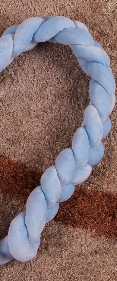 Lit de bébé de 100cm | de nœud de Protection, coussin de lit pour -né, accessoires de literie pour décor de chambre pour nourrissons: 15