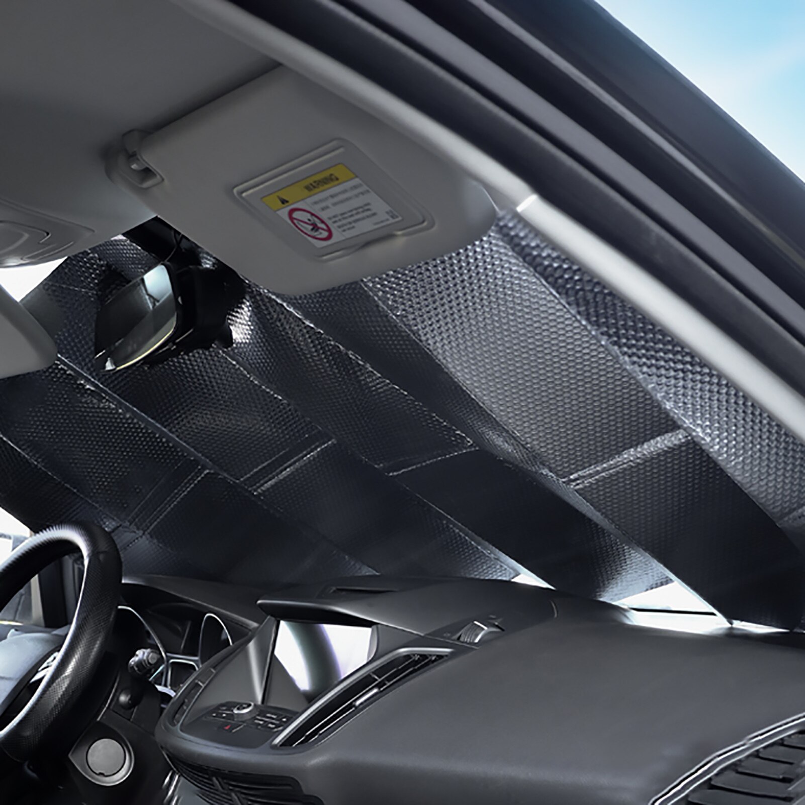 Portable Folding Car Sunshade Windshield Sunshield Summer Sun Visor Thickened Aluminum Foil Sun UV Prodoction Windscreen Cover