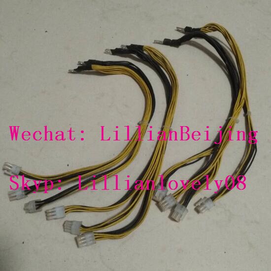 6-Pin Miner Power Cable for Whatsminer PSU P5 - 10 Connectors - 80 PLUS Gold Rated