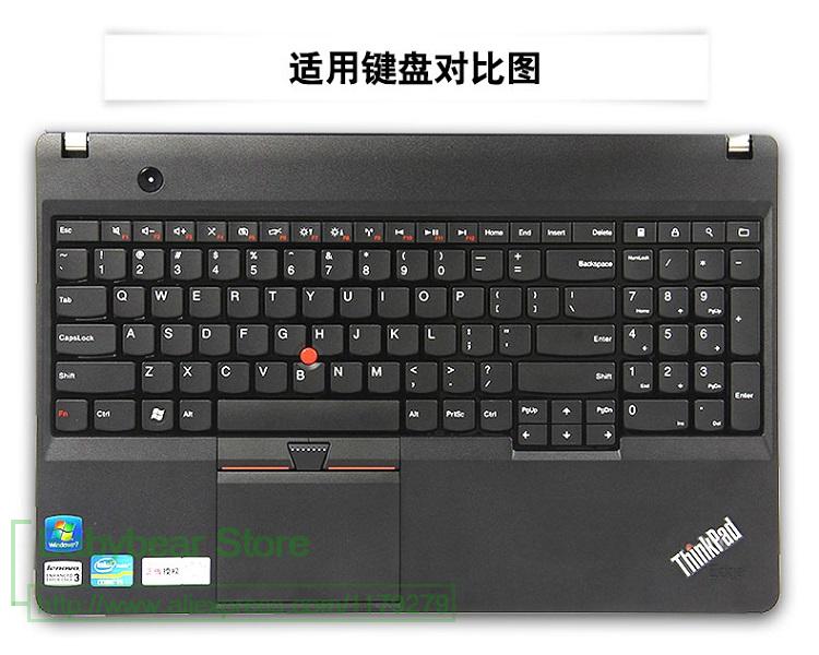 15 tommer silikone tastatur cover til lenovo thinkpad  e531 w540 t540 t550 e555 e560 e570 s531 w541 e540 e545 t540p e550 e530c