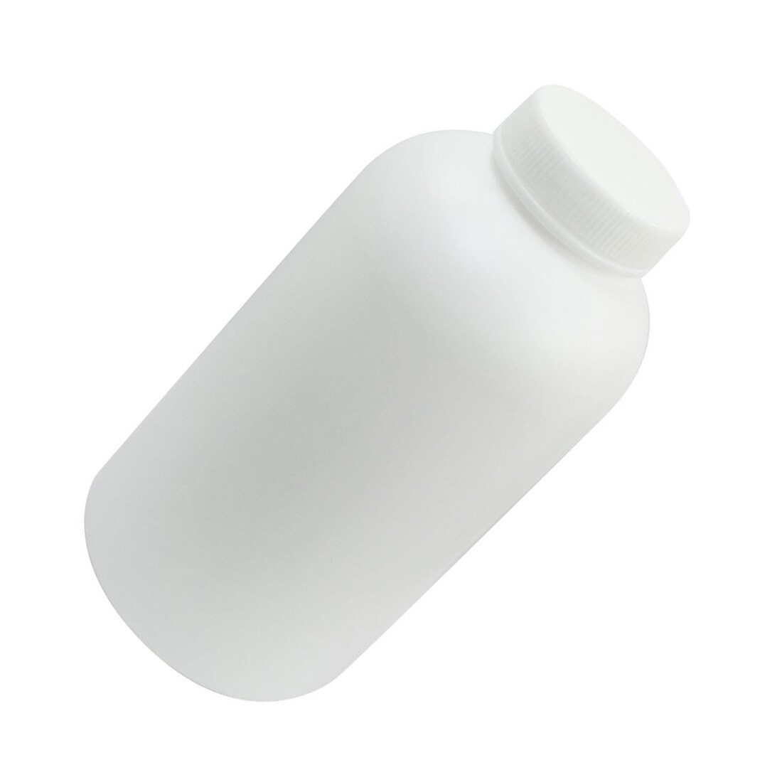 Botella de plástico líquido blanco de boca ancha Dmr de 43mm de capacidad de 1000 mL para laboratorio