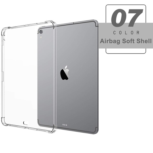 Funda con tapa para tableta para iPad Mini 4 5 6 7,9 8,3 A2124 Funda de cuero PU Funda inteligente para iPad Mini 1 2 3 A1489 A1432 A1538 Folio Capa: IPad Pro 12,9 / Gris